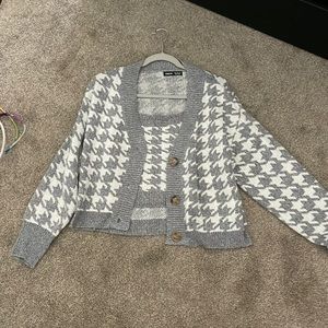 Shein sweater and tank top.